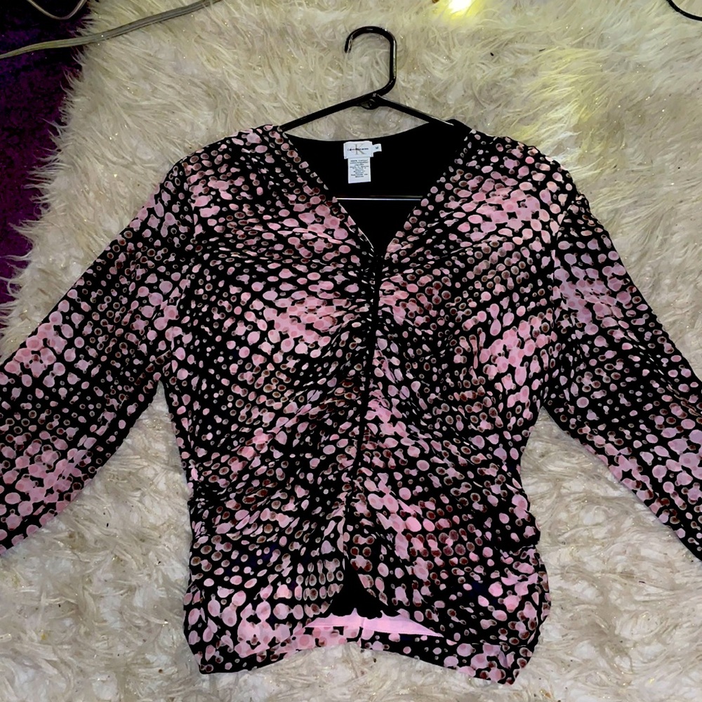 Calvin Klein jeans wrap shirt